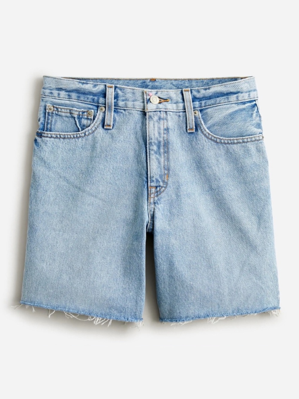 J. Crew Midlength Denim Short in Dandelion Wash - 28